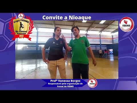 Convite para a Copa FEEMS de Futsal Etapa de Nioaque