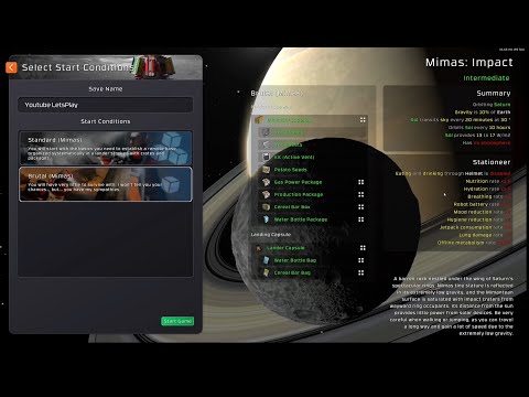 Stationeers Brutal Start: Episode 1 Stationeer Difficulty