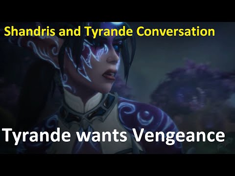 Tyrande and Shandris speaks about Vengeance
