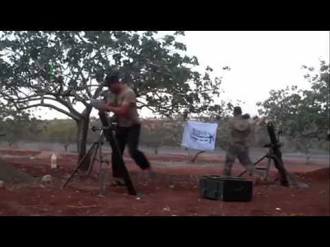 استهداف  قوات النظام بقذائف الهاون من قبل حركة حزم في تل الحماميات في محافظة حماة