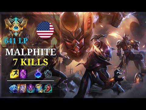 Malphite Top vs Lucian - 7 kills - Dhokla NA Challenger (641 LP) Patch 11.5