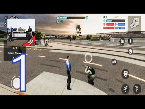 Police Cop Simulator. Gang War Gameplay Walkthrough Part 1 (iOS, Android)