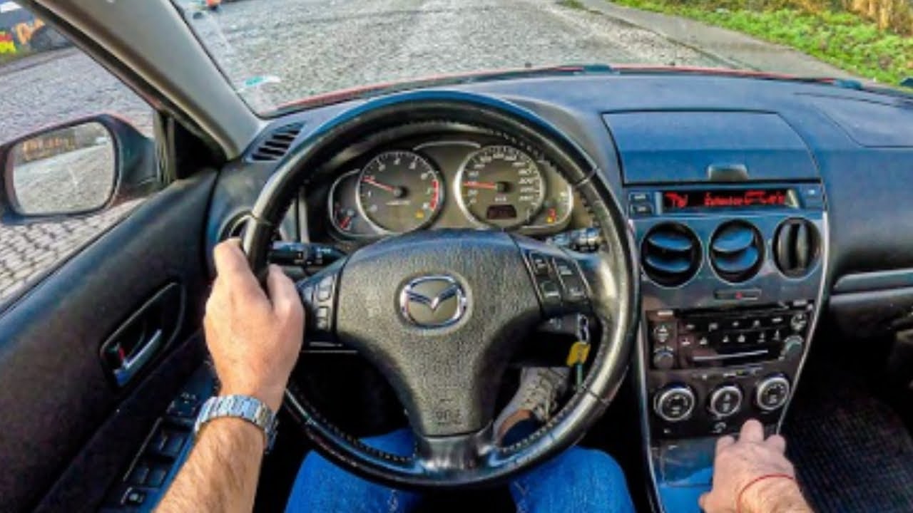 2006 Mazda 6 2.0 MZR 147 HP | POV Test Drive #2642 ...