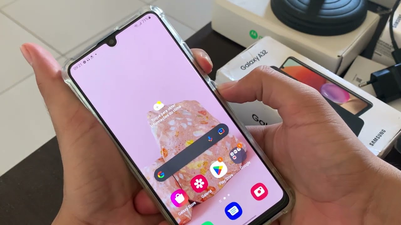Como tirar print do celular no Samsung A32