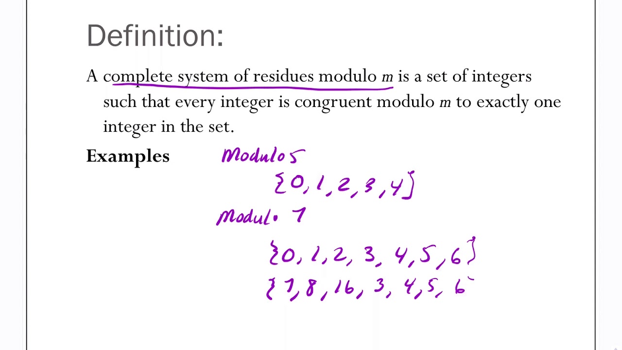 Solving Linear Congruences with One Unique Solution Solution