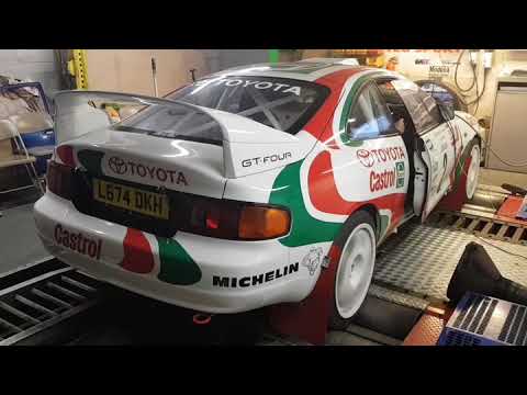 Toyota Celica GT Four GT4 ST205 Rally Car Dyno Pull Rolling Road