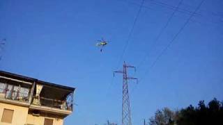 preview picture of video 'vigili del fuoco elicottero Pozzuoli Feuerwehr Hubschrauber'