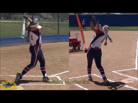 Miah Lesnick's Softball Skills Video - 2019 1B/UTL - CA Raiders 18U