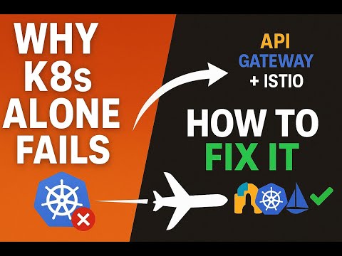 Why K8s Alone Fails (And How to Fix It in 5 Minutes!) 🚀 | API Gateway + Istio Explained #kubernetes