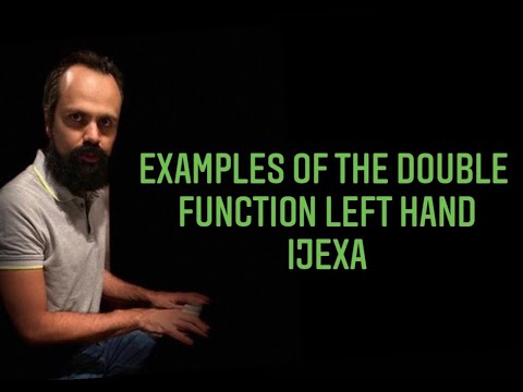Quick Tip 321   Examples of the double function left hand in Ijexa