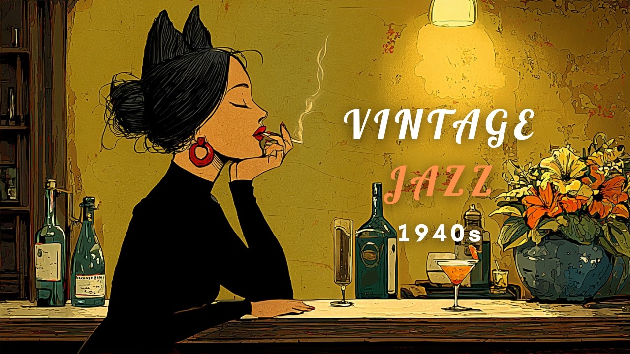 1940's Vintage Jazz Playlist - Wildflowers burst in a sudden modulation. | MEOW JAZZ
