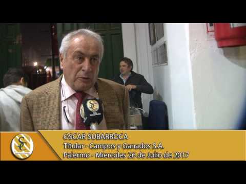 26-07-17 Nota Oscar Subarroca - Campos y Ganados S.A. - Palermo