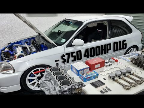 Building a Forged D16 Motor on a Budget | DIY