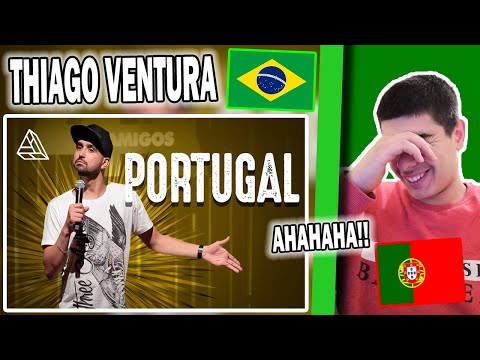 PORTUGUÊS REAGE A THIAGO VENTURA (BRASIL)