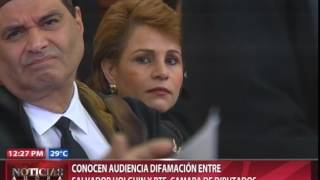 Conocen audiencia difamación entre Salvador Holguín y presidenta Cámara Diputados