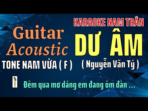 Karaoke Dư Âm Tone Nam Vừa | Nam Trân