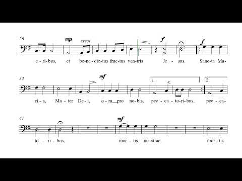 Ave Maria, Gratia Plena Josu Elberdin Bass 2