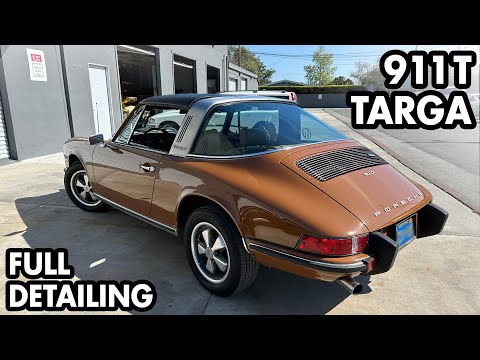 DEEP DETAILING a Porsche 911T Targa // Restoration Detailing