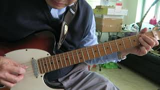 The Byrds - The Girl With No Name - Electric guitar part slowly- part 4