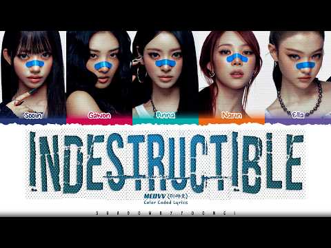 MEOVV 'Indestructible' Lyrics (미야오 Indestructible 가사) [Color Coded Han_Rom_Eng] | ShadowByYoongi