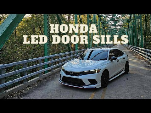 11th Gen 2022+ Honda Civic Si OEM LED Illuminated Door Sills Installation