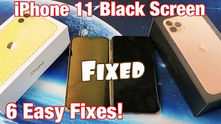 iPhone 11 / 11 Pro Max: Black Screen FIXED!  Try these 6 Easy Solutions First!