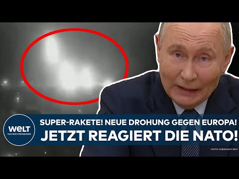 UKRAINE-KRIEG: Super-Rakete von Putin! Neue Drohung gegen den Westen! Jetzt reagiert die NATO!