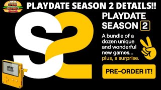 PLAYDATE Season 2 Update - 12 More Games Coming To Your Playdate BUT At A Cost!