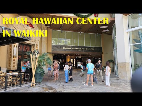 [4K] Caminhando pelo Royal Hawaiian Center