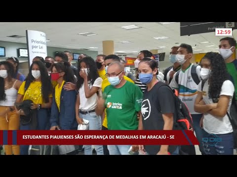 Estudantes piauienses são esperança de medalhas em Aracajú-SE 09 03 2022