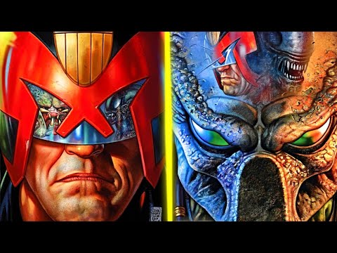 Judge Dredd Vs. Yautjas (Predators) - The Massive Battle Between Galaxy's Most Dangerous Entities