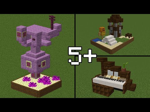 5+ Mini Biomes and Build Hacks in Minecraft