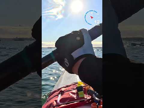 Sea kayak in a surfski race ! #surfski #gopro #seakayak