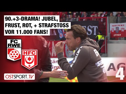 90th-minute drama! Celebrations, frustration, red card, and penalty in front of 11,000 fans! RWE ...