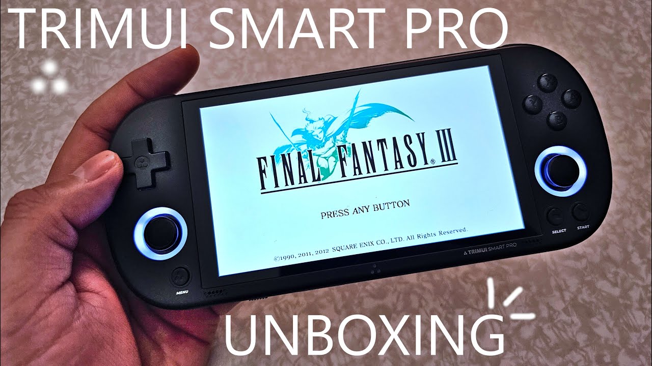Trimui Smart Pro Unboxing Gameplay
