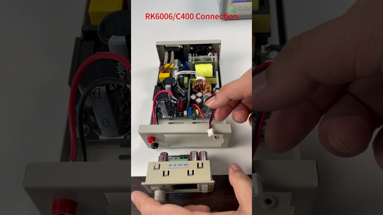 upgrade RK6006 with C400, connect the cables in the right way