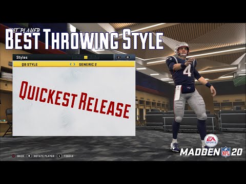 The Best Throwing Style In Madden 20!