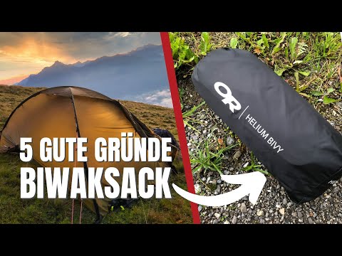 Biwaksack vs. Zelt - 5 gute Gründe für einen Biwaksack