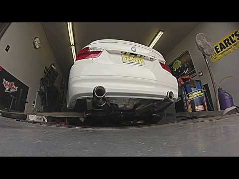 2008 BMW 335I SEDAN WITH MAGNAFLOW SPORT CATBACK EXHAUST SYSTEM.