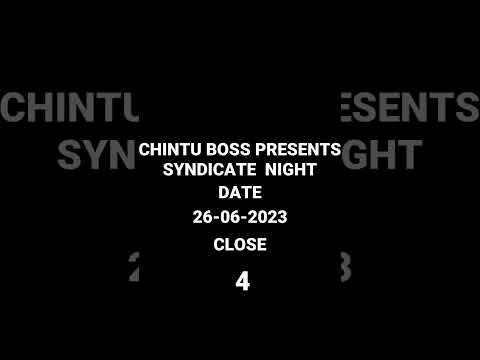 SYNDICATE NIGHT 26 june 2023