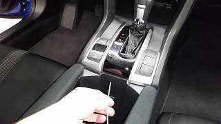 2016, 2017, 2018 & 2019 Honda Civic - How To Release Transmission Shift Lock - Move To Neutral