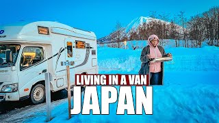 3 Days Winter Camping in Japan - Japan Van Life is Different!