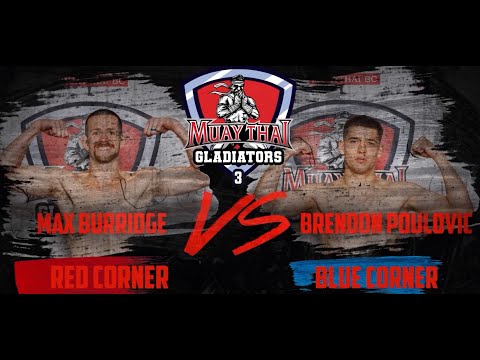 Muaythai Gladiators 3 - July 15th, 2023 - Bout 8 Burridge Vs Paukovic
