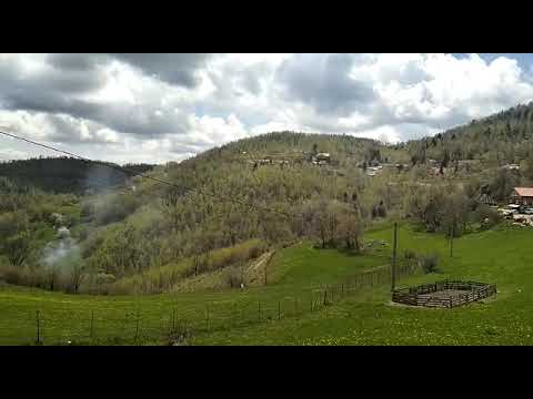 Peisaj superb, în zona mănăstirii Înălțarea Domnului. Satul Muntele Rece, Transilvania.