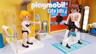 NEW Playmobil Modern Bathroom Set "City Life 9268" with LED Light!