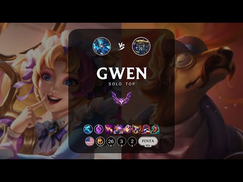 Gwen Top vs Nasus - NA Master Patch 13.14