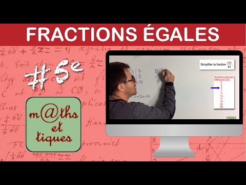 Simplify a fraction by decomposition into products of prime factors - Fifth