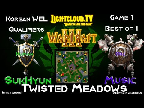 SukHyun (HU) VS Music.WeRRa (OK) - WC3 - WEL 2013