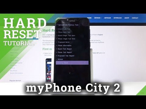 Hard Reset myPhone City 2 – Remove All Data by Factory Mode