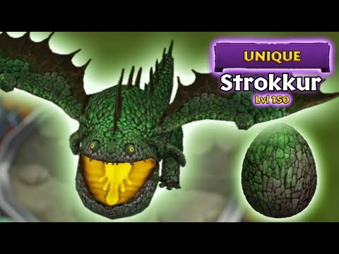 STROKKUR - New Unique Eruptodon Max Level 150 Titan Mode | Dragons: Rise of Berk